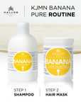 KJMN Shampoo with Banana Extract and Multivitamin Complex