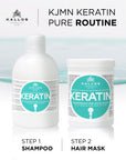 KJMN Sampon Keratinnal és Tejproteinnel